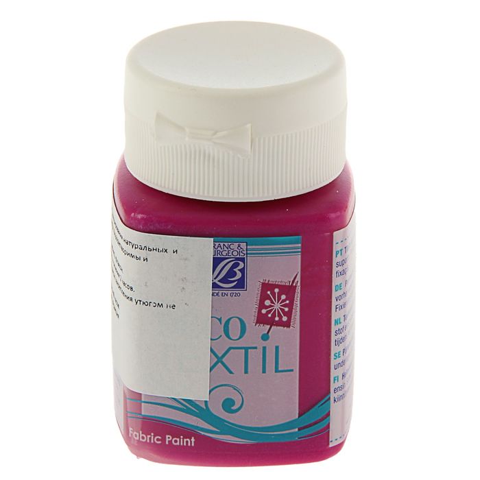 Краска для ткани 50 мл LeFranc&Borgeois DECO TEXTIL 743 Перламутровый индийский розовый LF211507