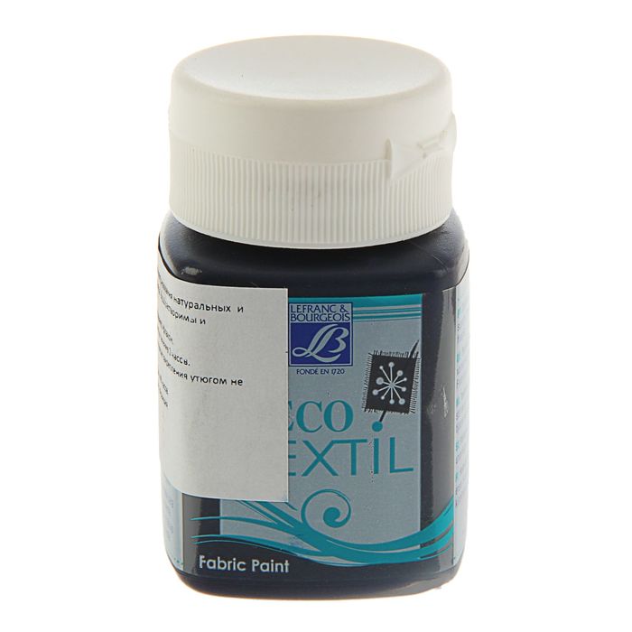 Краска для ткани 50 мл LeFranc&Borgeois DECO TEXTIL 746 Перламутровый голубой минерал LF211510
