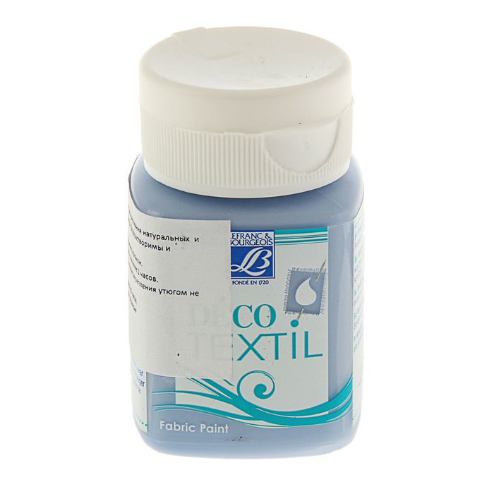 Краска для ткани 50 мл LeFranc&Borgeois DECO TEXTIL 822 Голубой океан LF211474