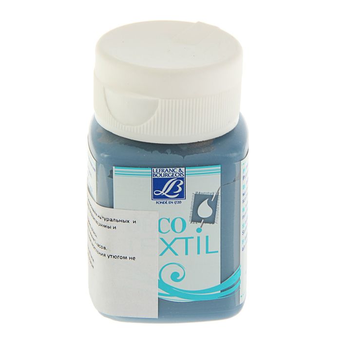 Краска для ткани 50 мл LeFranc&Borgeois DECO TEXTIL 849 Лунный голубой LF211480