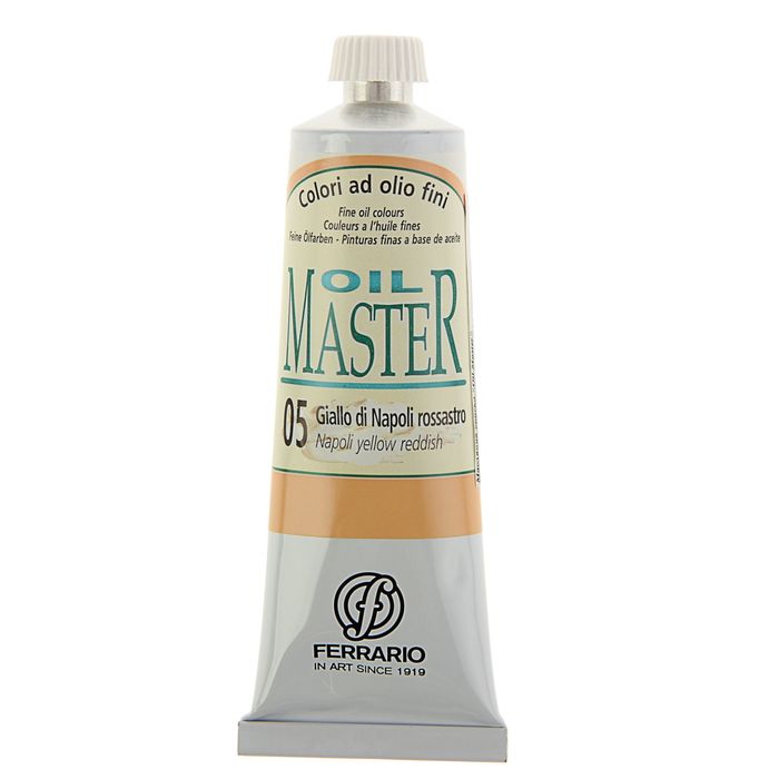 Краска масляная художественная в тубе 60 мл Ferrario MASTER №05 неаполитанский жёлтая AM0030CO05