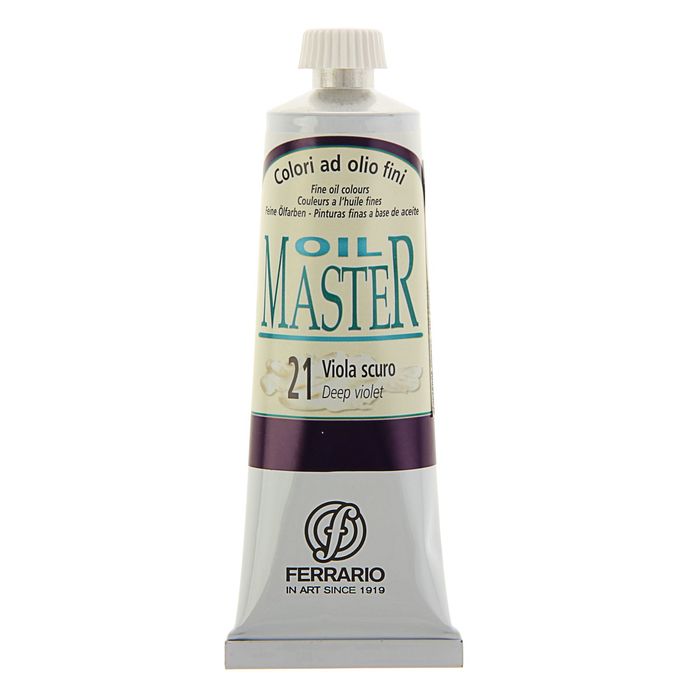 Краска масляная художественная в тубе 60 мл Ferrario MASTER №21 тёмно-фиолетовый AM0030CO21