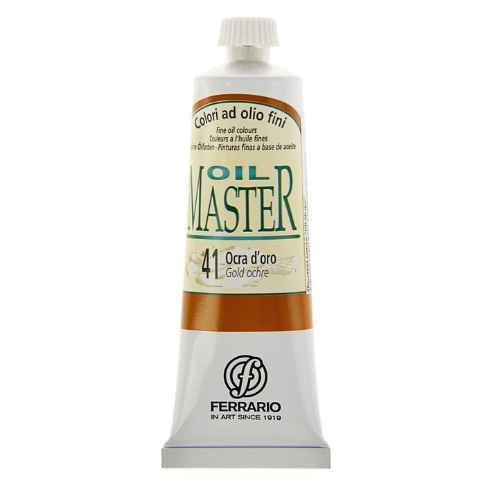 Краска масляная художественная в тубе 60 мл Ferrario MASTER №41 золотая охра AM0030CO41