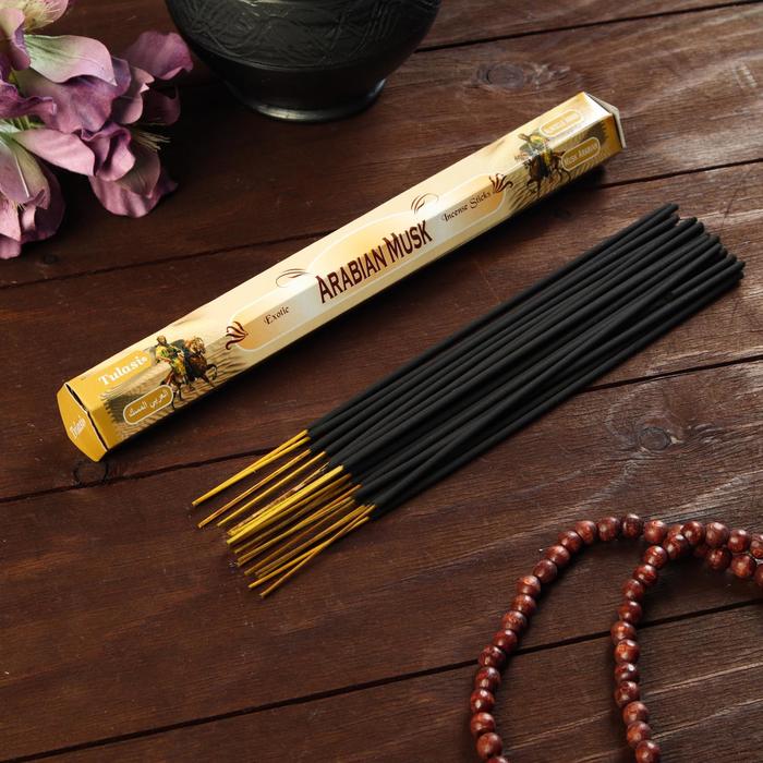Благовония шестигранник Sarathi Арабский Муск Arabian Musk 20 палочек в упаковке