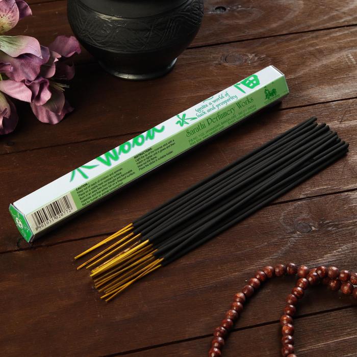 Благовония шестигранник Sarathi  Дерево Wood8 палочек в упаковке