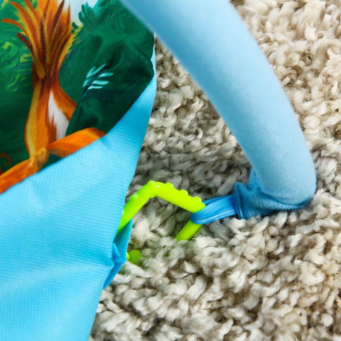 Коврик развивающий «Наше счастье», 85х85 см, дуги, 5 игрушек