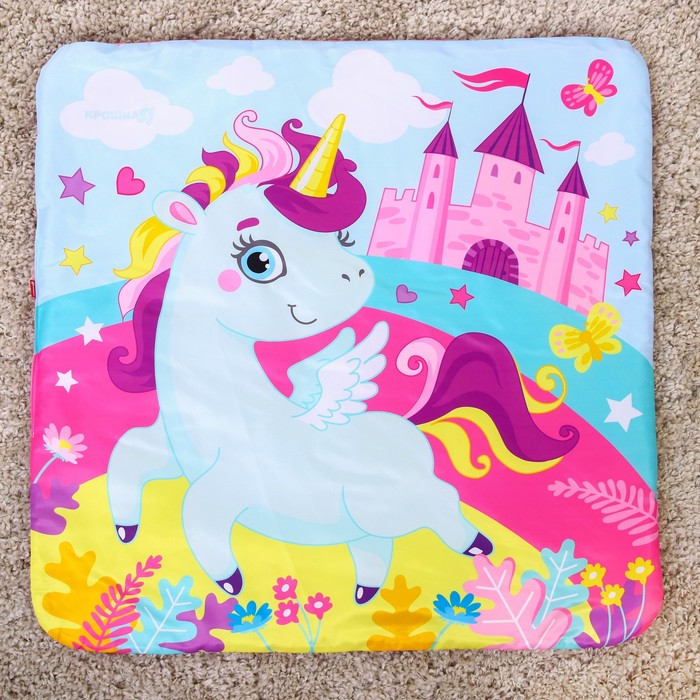 Коврик развивающий «Принцесса», 75х75 см, дуги, 5 игрушек