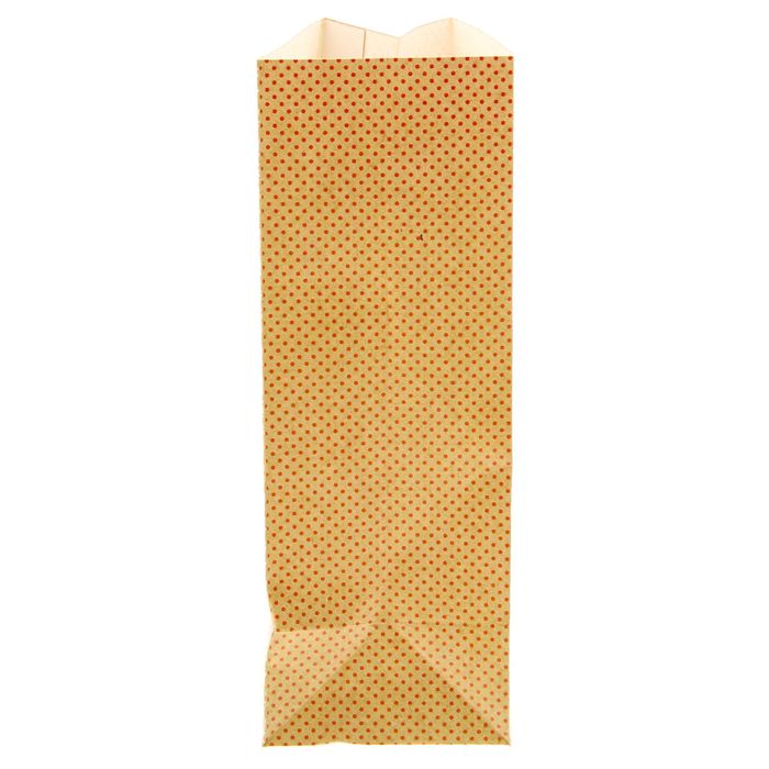 Пакет подарочный без ручек «С любовью!»,10 х 19,5 х 7 см