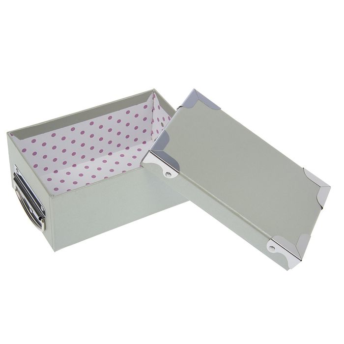 Набор коробок 3в1, серый, 22 х 15 х 9,5 - 18 х 12 х 8 см