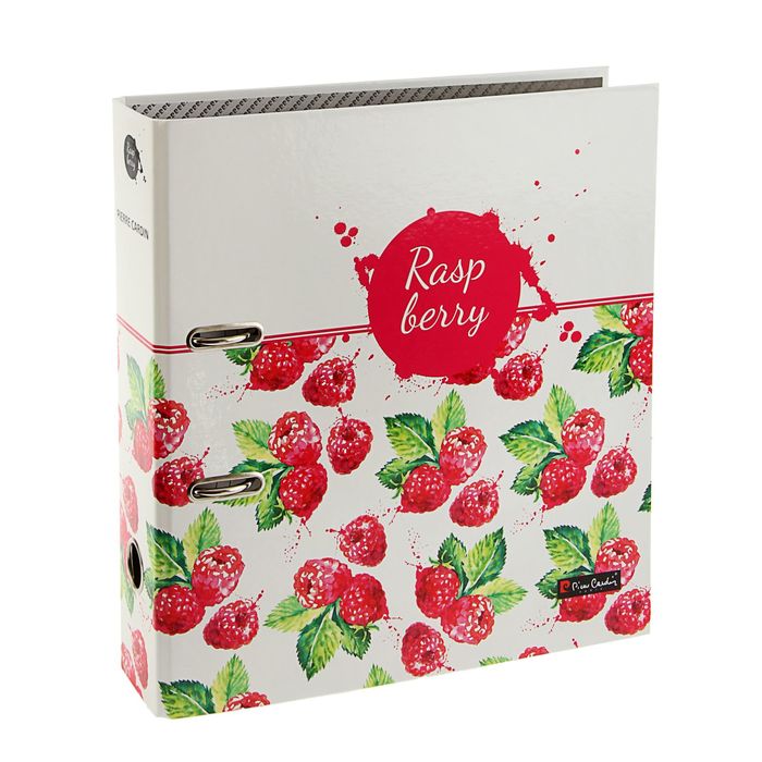 Папка-регистратор 75мм Pierre Cardin Акварель "Малина", ламинированный картон