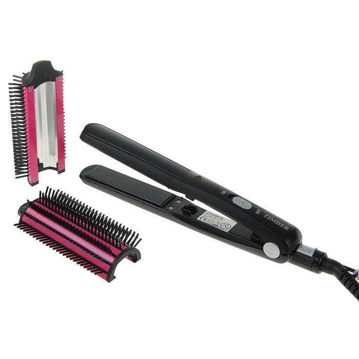 Стайлер Zimber ZM-10871, 25 Вт, черный-фуксия, 220 В