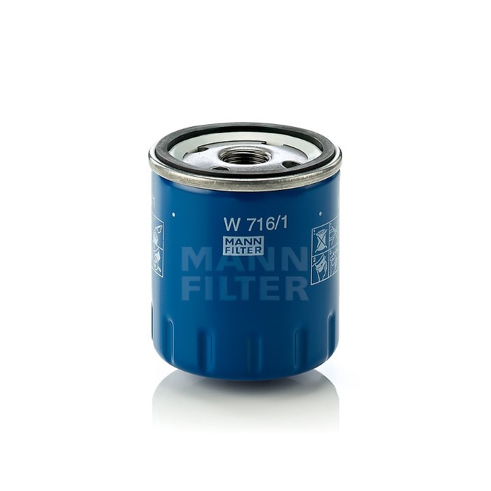 Фильтр масляный MANN-FILTER W716/1