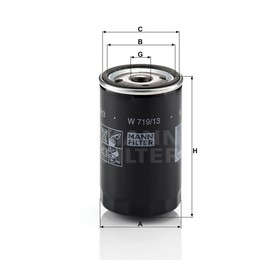 

Фильтр масляный MANN-FILTER W719/13