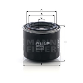 

Фильтр масляный MANN-FILTER W815/80