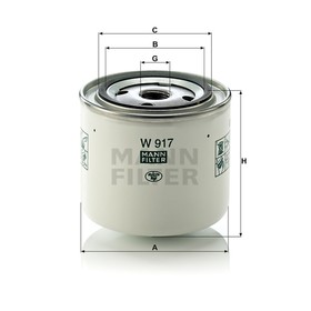 

Фильтр масляный MANN-FILTER W917