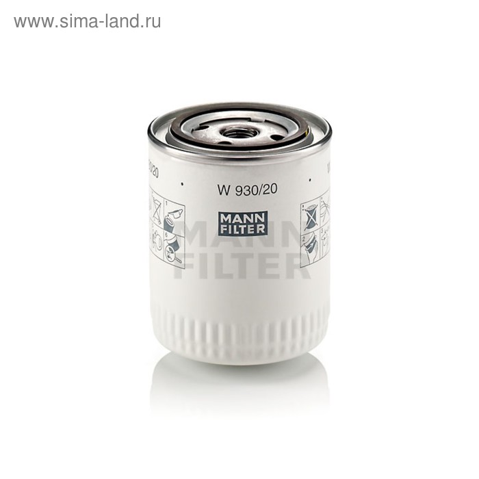 Фильтр масляный MANN-FILTER W930/20