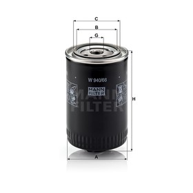 

Фильтр масляный MANN-FILTER W940/66