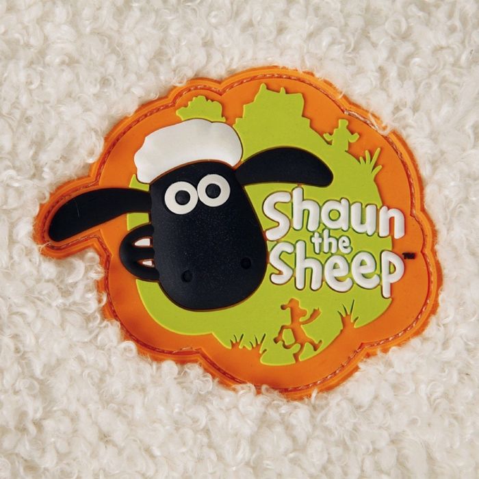 Лежак Shaun the sheep, овал, 80 x 50 см, кремовый/зеленый