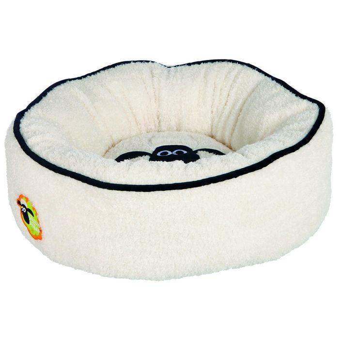 Лежак Shaun the sheep, круглый, ф 50 см, кремовый