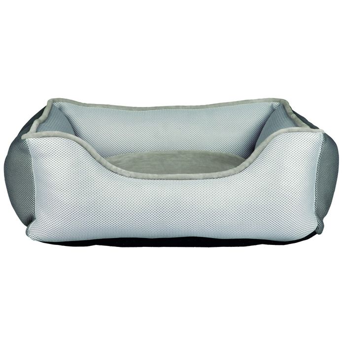 Лежак-кровать Aiko, 90 x 90 см, светло-серый/серый