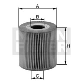 

Фильтр масляный MANN-FILTER HU711/4x