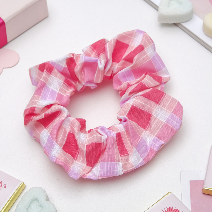 Резинка для волос "Солнечная", клетка, микс