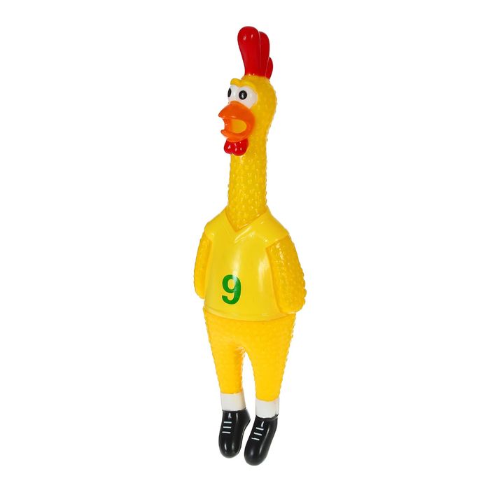 Прикол "Петух" кричит в желтой футболке