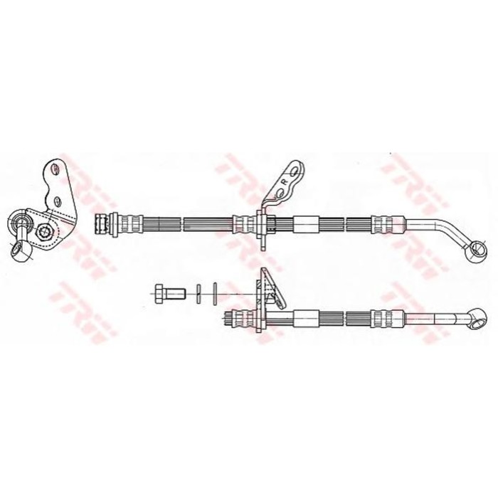 Шланг тормозной TRW PHD7085