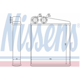 

Радиатор печки NISSENS 72206