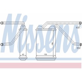 

Радиатор печки NISSENS 76511