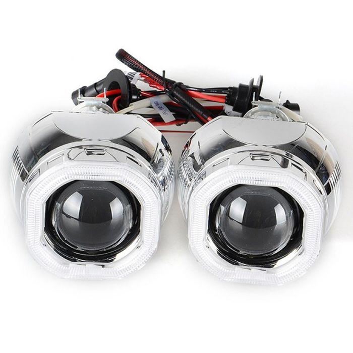 Биксеноновая линза Interpower, L254, с ангельскими глазками