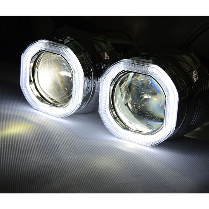 Биксеноновая линза Interpower, L254, с ангельскими глазками