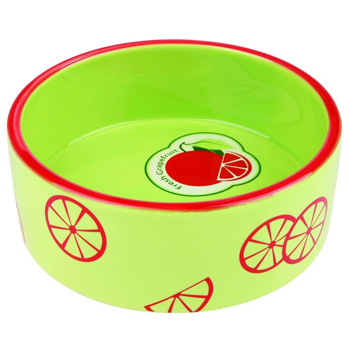 Миска Trixie Fresh Fruits керамическая, 0.8 л/ф 16 см, светло-зеленая