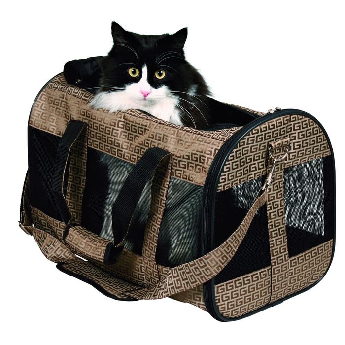 Сумка-переноска Trixie Malinda, 38х24х26 см, нейлон, бронзовый