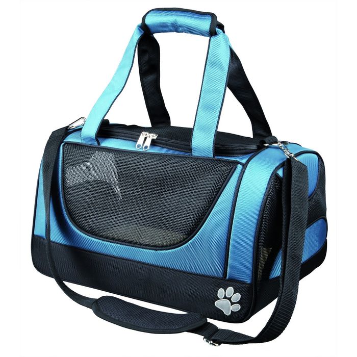 Переноска Trixie Jacob, 27х23х42 см, черный/синий