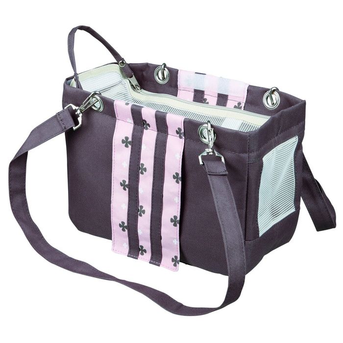 Сумка-переноска Trixie Fina, 14 x 20 x 26 см, серо-коричневый