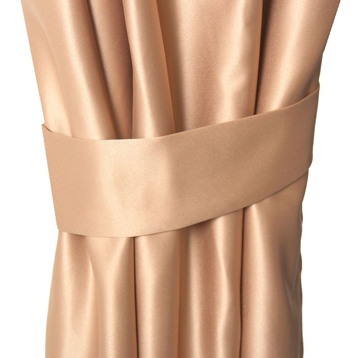 Штора портьерная "Этель" ширина 200 см, высота 250 см, цвет песочный