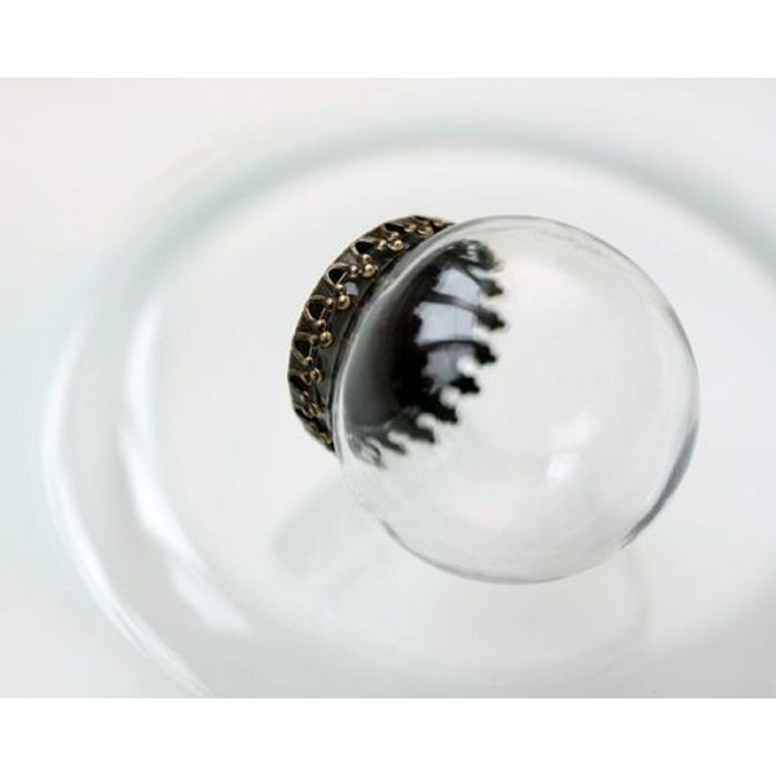 Декор для творчества стекло "Стеклянный колпак-Шар" 2 см