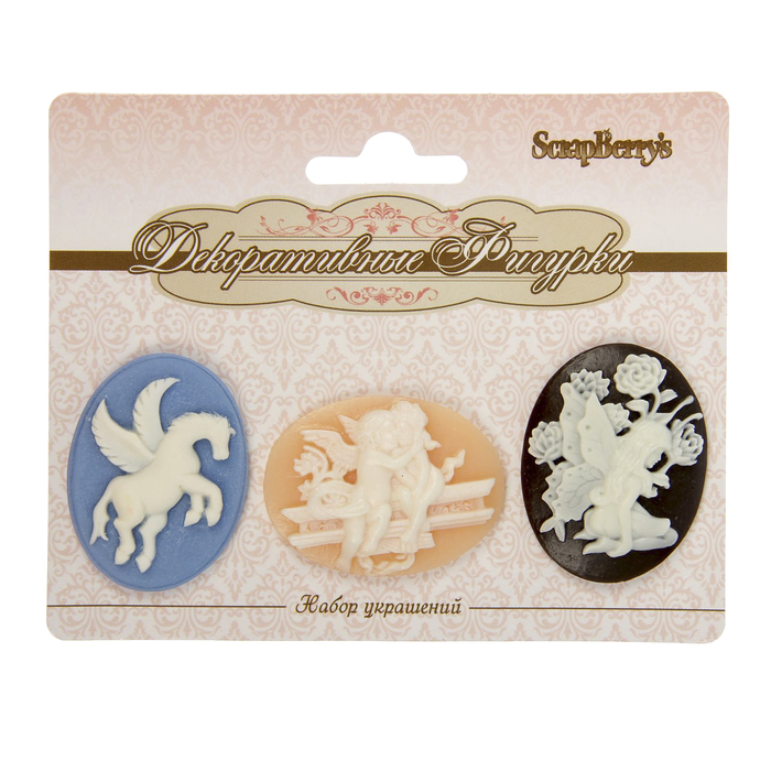 Набор камей &quot;Летнее утро&quot;, 3 шт.