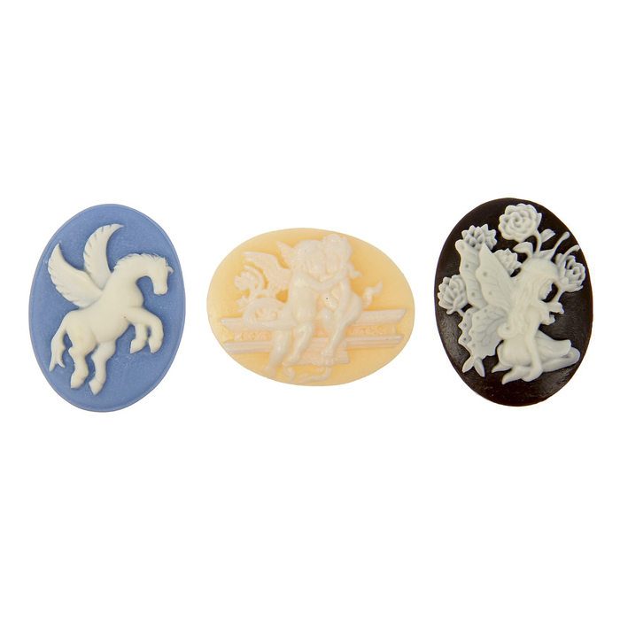 Набор камей "Летнее утро", 3 шт.