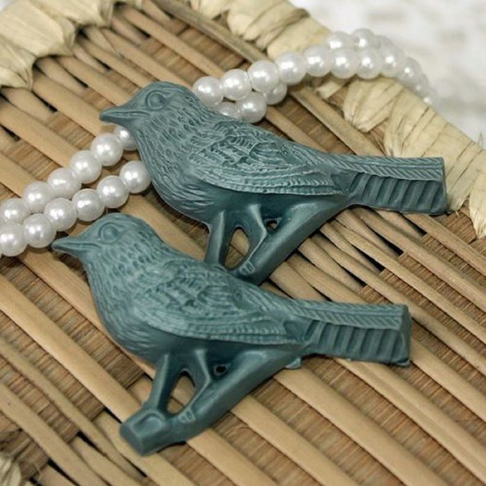 Декора для творчества объёмные фигурки "Птички", набор 6 шт.