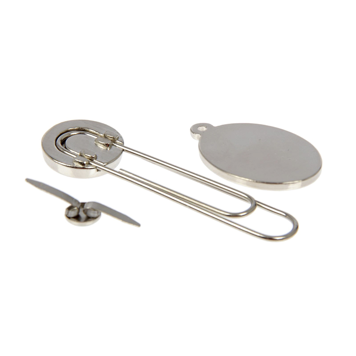 Набор брадсов со скрепкой (5 шт) "Снегирь"