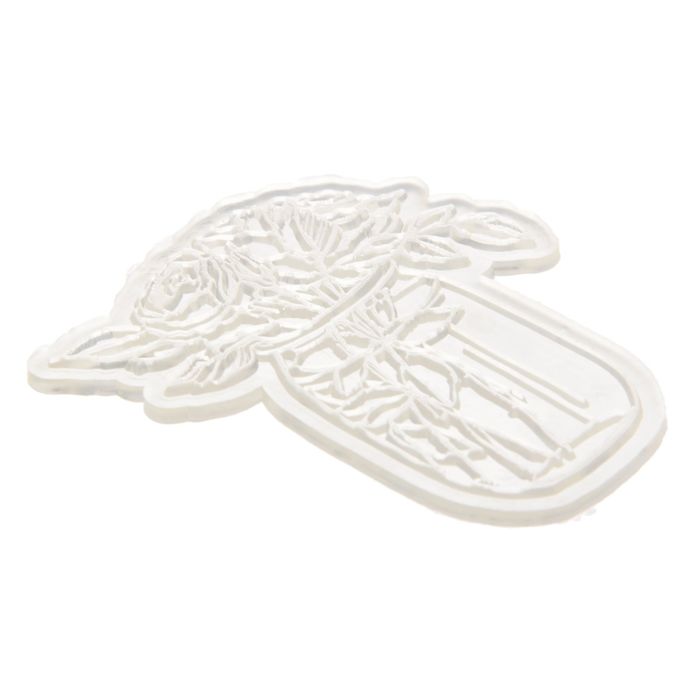 Набор штампов 7х7 см "Любимые цветы"(набор 2 шт)