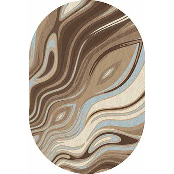 Ковёр Карвинг Хит-сет MEGA CARVING 1385, 2*4 м, овал, BEIGE