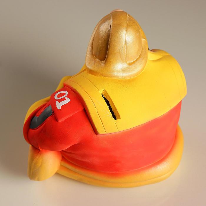 Копилка "Пожарный", микс