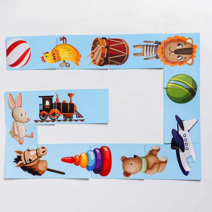 Домино настольная игра «Мои игрушки»