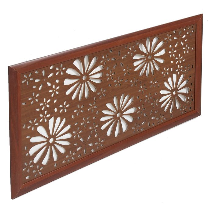 Экран перфорированный ХДФ Флора орех 690х1290 мм