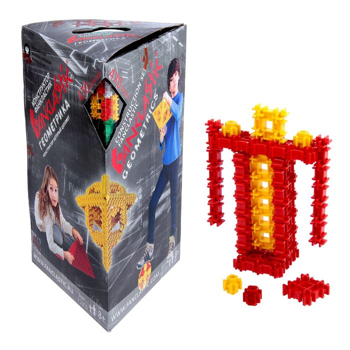 Конструктор "Геометрика", 470 деталей