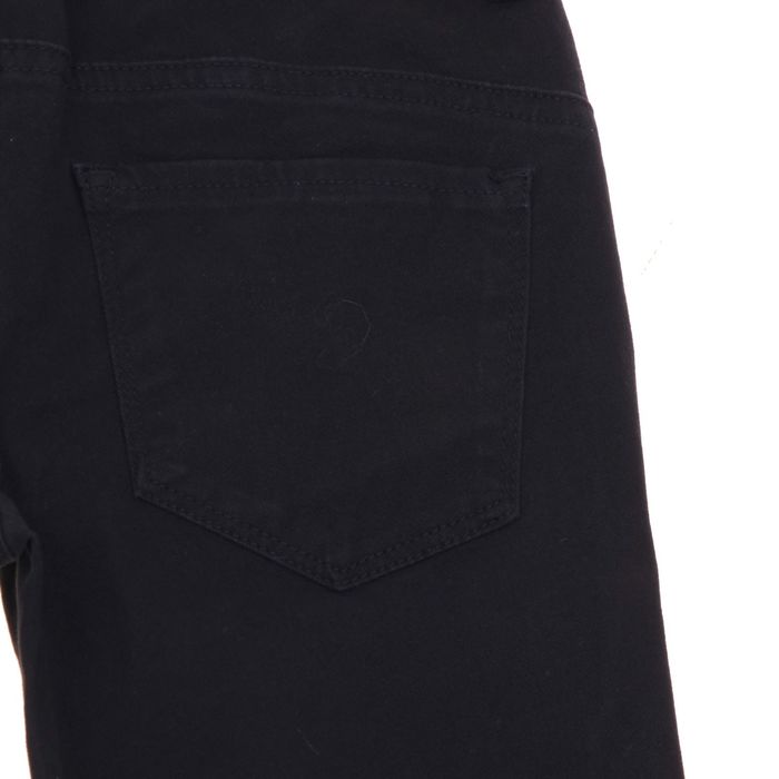 Джинсы для девочки, рост 146 см, цвет чёрный 4158