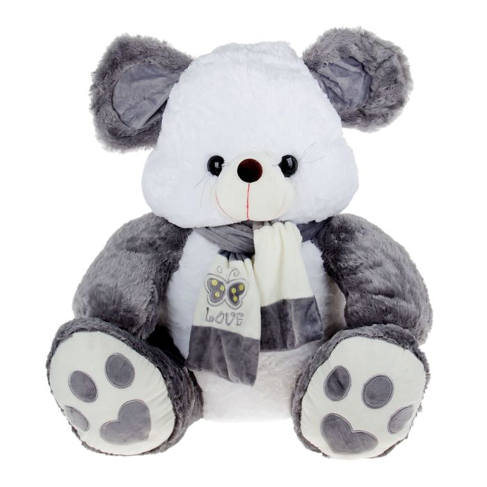 Мягкая игрушка "Мышь с шарфом Love", цвета МИКС